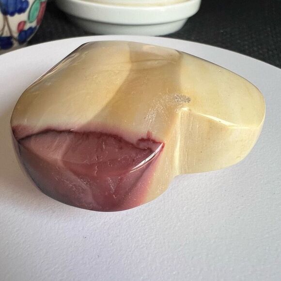 Mookaite Jasper Crystal Heart (#4) - Picture 3 of 10